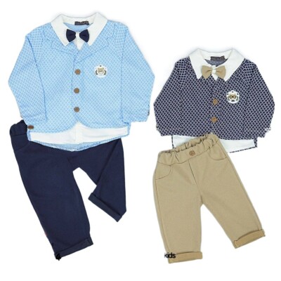 Cute Fashion Baby Boys Gentleman Clothes Set