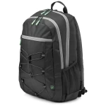 HP 15.6" Active Backpack, Black/Mint Green