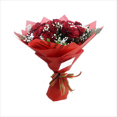 Red Rose Flower Bouquet